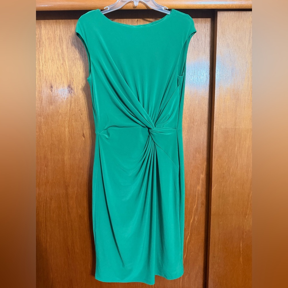 Lauren Ralph Lauren Vibrant Green Midi Dress
